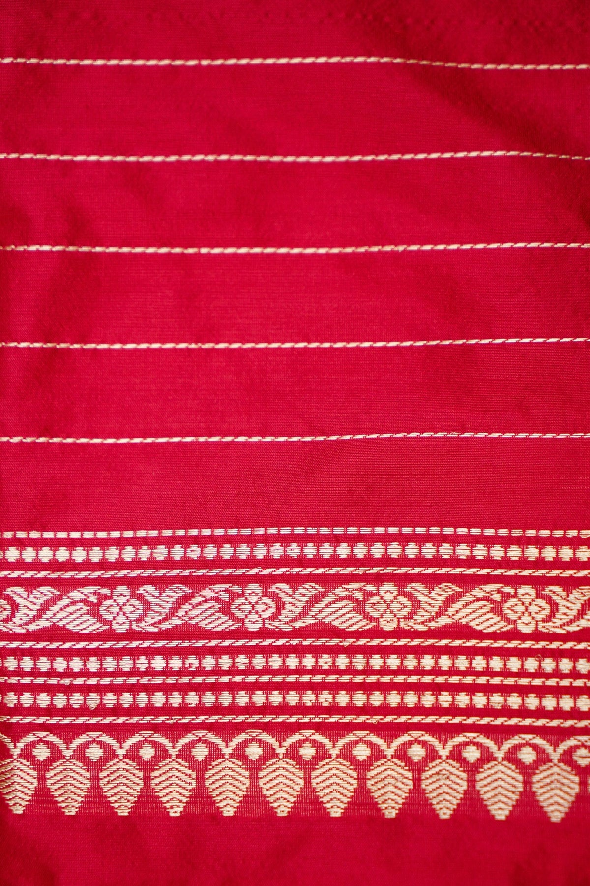 Handwoven Rani Pink Pure Banarasi Rangkaat Katan Silk Saree