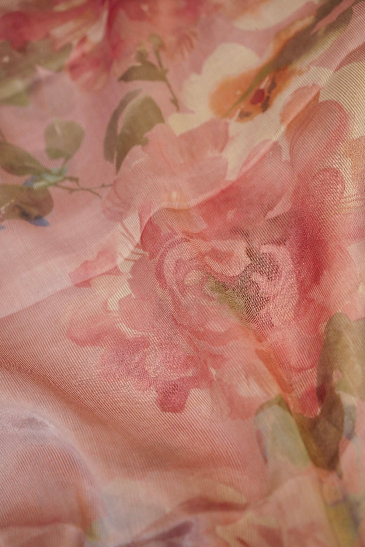 Pink Kora Tissue Silk Dupatta